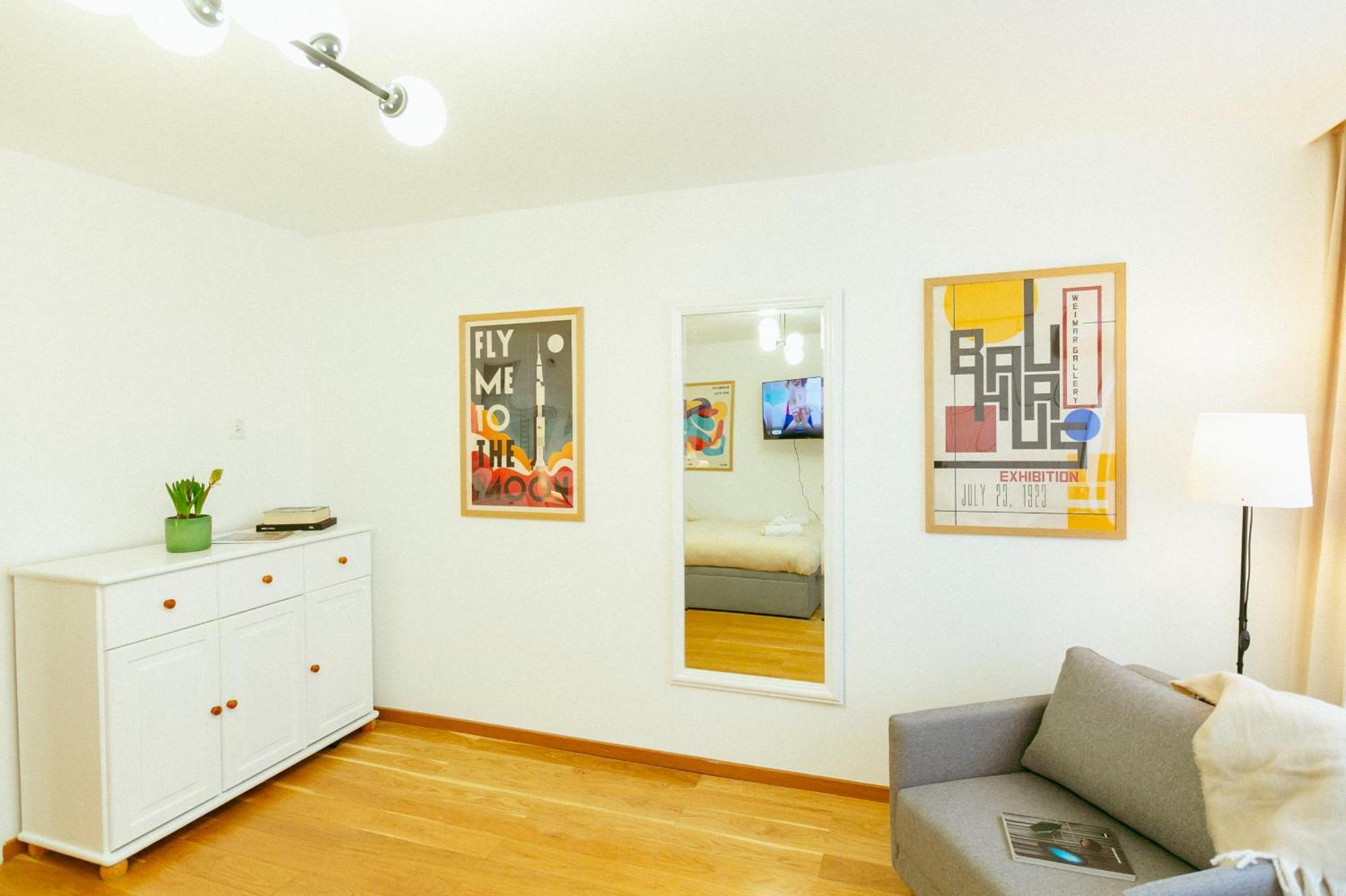 Bagno Big - Prywatne Apartament W Centrum Warszawy Warsaw Luaran gambar
